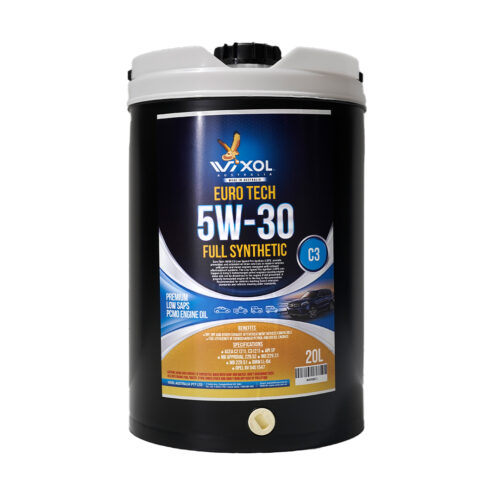 VIXOL EURO TECH 5W-30 C3 FULL SYNTHETIC ENGINE OIL-20L