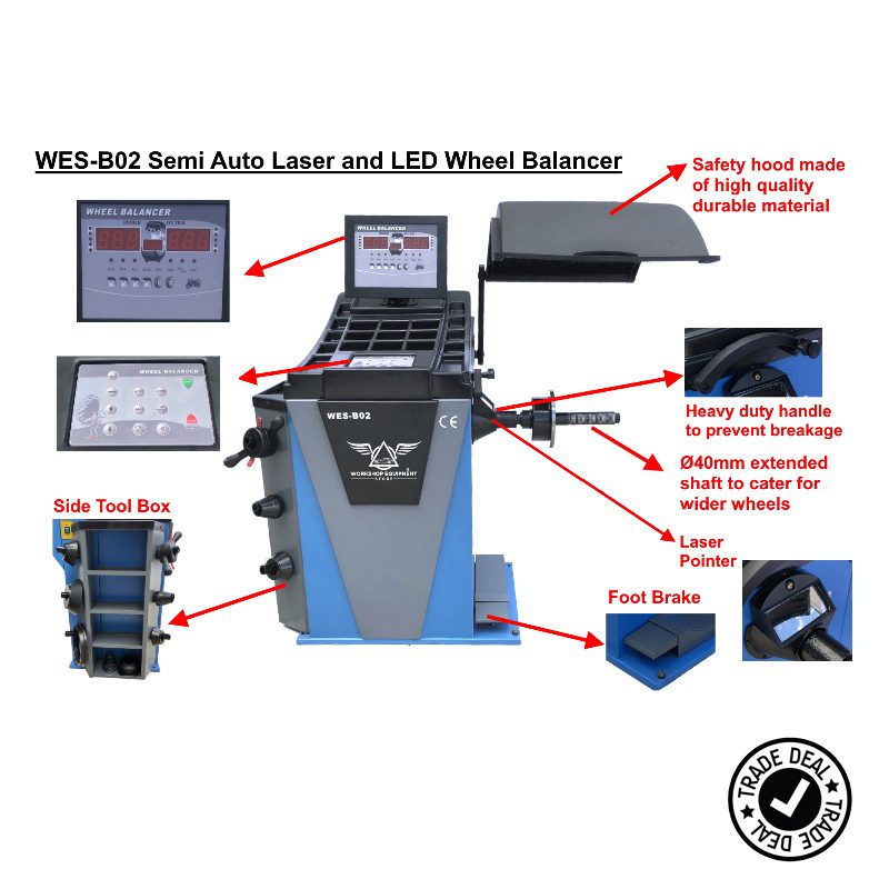 Wheel Balancer Model: WES-B02 - Image 4