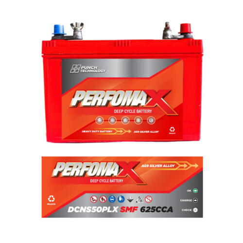 Performax Deep Cycle Battery DCNS50PLX SCMF— Supplied Fast, Brand May Vary Depending on Stock Availability