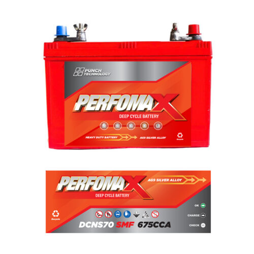 Performax Deep Cycle Battery DCNS70 SCMF — Supplied Fast, Brand May Vary Depending on Stock Availability