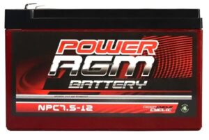 Power AGM Batteries NPC12V7.5AH