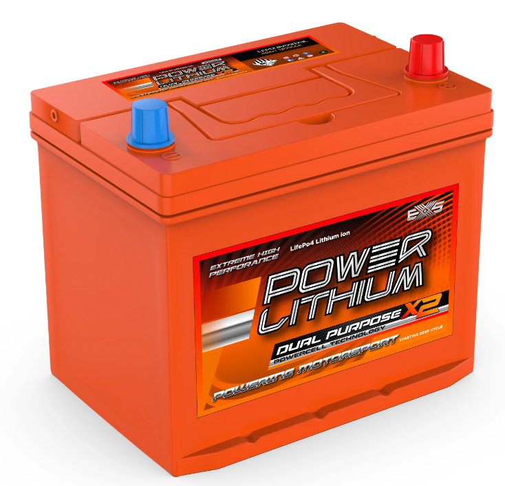 Dual Purpose Starting Lithium Batteries LFP12.8V55D23L