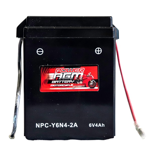 Motorcycle AGM Range Batteries NPC-Y6N4-2A