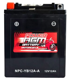 Motorcycle AGM Range Batteries NPC-YB12A-A