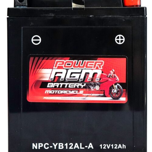 Motorcycle AGM Range Batteries NPC-YB12AL-A