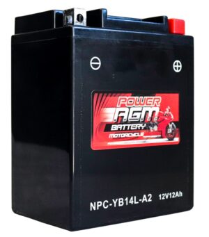 Motorcycle AGM Range Batteries NPC-YB14L-A2