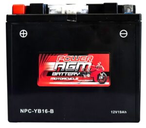 Motorcycle AGM Range Batteries NPC-YB16-B