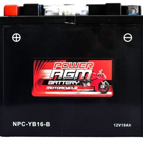 Motorcycle AGM Range Batteries NPC-YB16-B