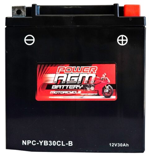 Motorcycle AGM Range Batteries NPC-YB30CL-B