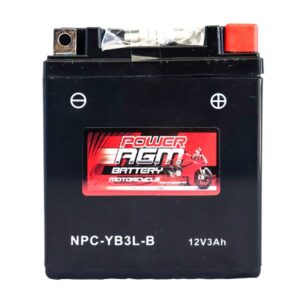 Motorcycle AGM Range Batteries NPC-YB3L-B