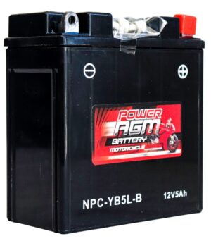 Motorcycle AGM Range Batteries NPC-YB5L-B