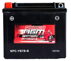 Motorcycle AGM Range Batteries NPC-YB7B-B