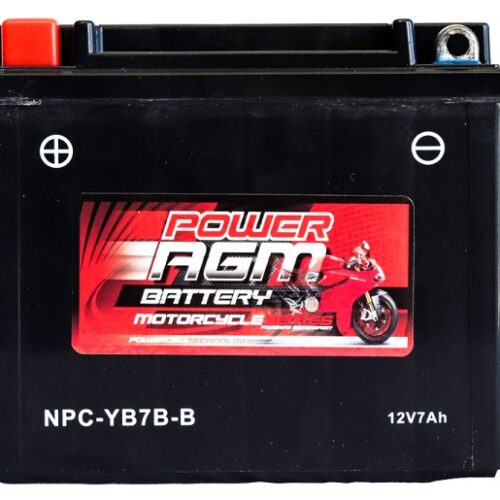 Motorcycle AGM Range Batteries NPC-YB7B-B