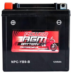 Motorcycle AGM Range Batteries NPC-YB9-B