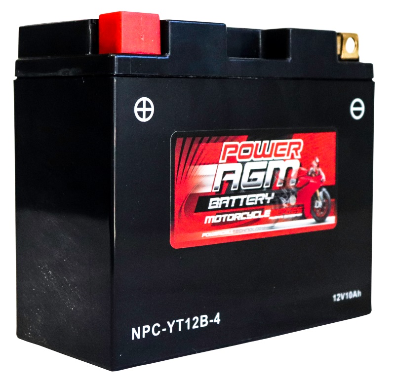 Motorcycle AGM Range Batteries NPC-YT12B-4 - Image 3
