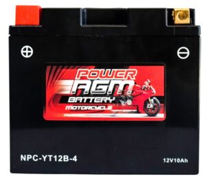 Motorcycle AGM Range Batteries NPC-YT12B-4