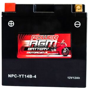 Motorcycle AGM Range Batteries NPC-YT14B-4