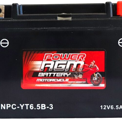 Motorcycle AGM Range Batteries NPC-YT6.5B-3
