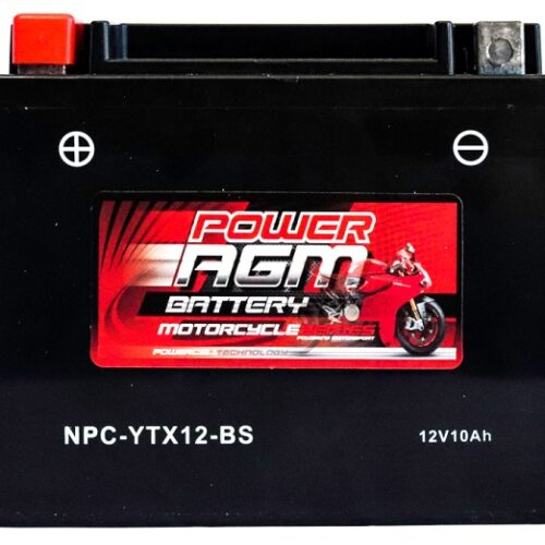 Motorcycle AGM Range Batteries NPC-YTX12-BS