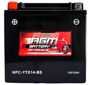 Motorcycle AGM Range Batteries NPC-YTX14-BS
