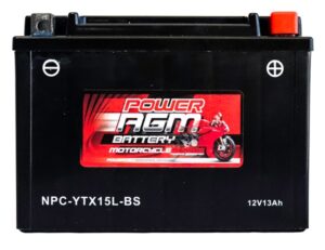 Motorcycle AGM Range Batteries NPC-YTX15L-BS