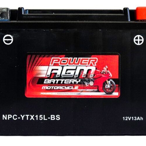 Motorcycle AGM Range Batteries NPC-YTX15L-BS