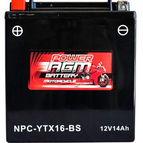 Motorcycle AGM Range Batteries NPC-YTX16-BS