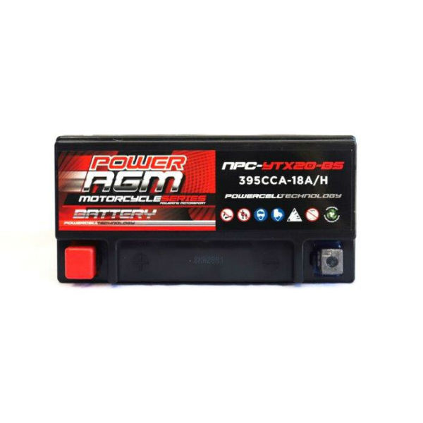 Motorcycle AGM Range Batteries NPC-YTX20-BS - Image 3