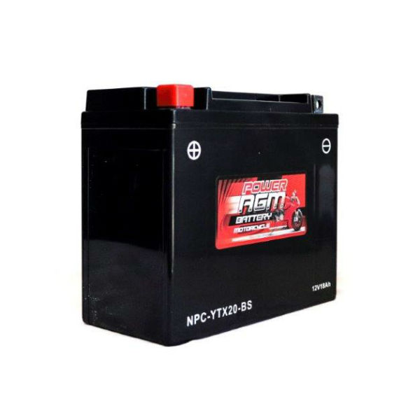 Motorcycle AGM Range Batteries NPC-YTX20-BS - Image 2