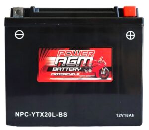 Motorcycle AGM Range Batteries NPC-YTX20L-BS