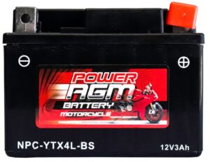 Motorcycle AGM Range Batteries NPC-YTX4L-BS
