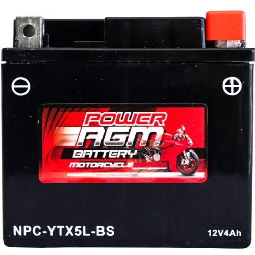 Motorcycle AGM Range Batteries NPC-YTX5L-BS