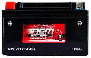 Motorcycle AGM Range Batteries NPC-YTX7A-BS