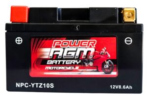 Motorcycle AGM Range Batteries NPC-YTZ10S