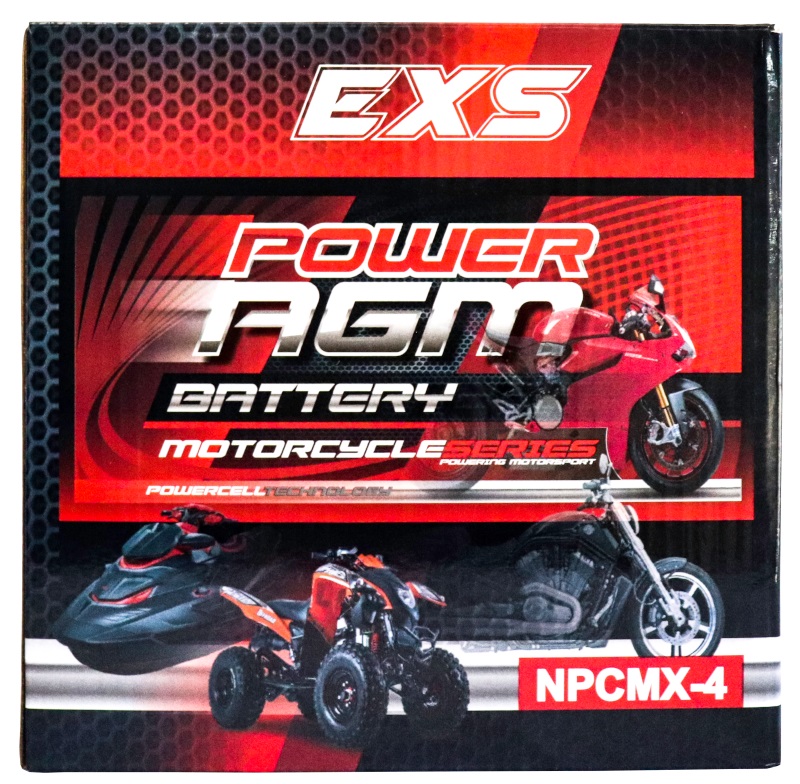 Motorcycle AGM Range Batteries NPCMX-4 - Image 3