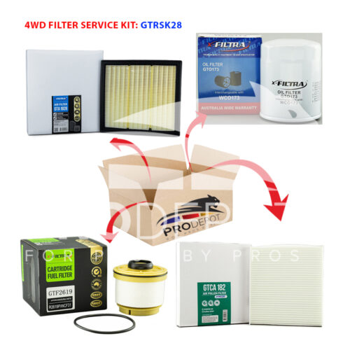 ISUZU D-Max (07/12 ../on), MU-X 4WD SERVICE KITS – GTRSK28