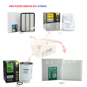Toyota Landcruiser Prado KZJ120R 4WD SERVICE KITS - GTRSK3