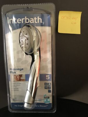INTERBATH MASSAGE PLUS HAND SHOWER CHROME