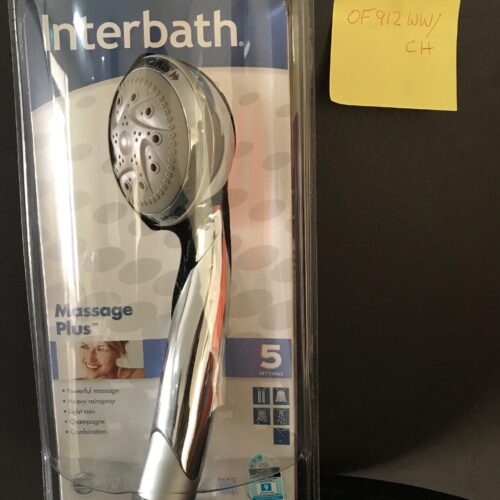 INTERBATH MASSAGE PLUS HAND SHOWER CHROME