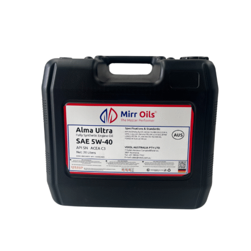 Mirr Alma Ultra x API SN SAE 5W-40 ACEA C3 -20L