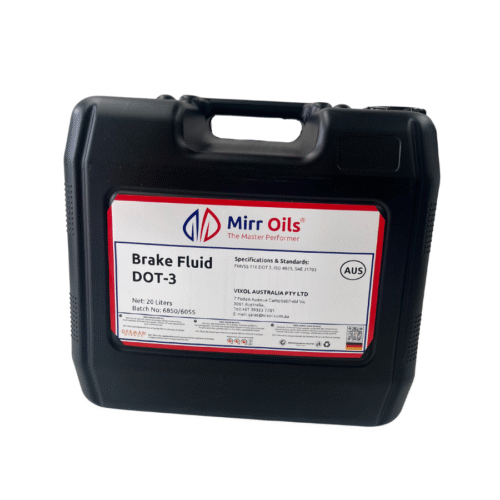 MIRR BRAKE FLUID DOT 3 – 20L